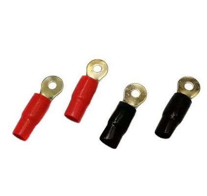 1/0 AWG 缶詰の銅ラグ リング端末 熱縮小装置付き接続器