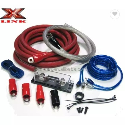ウォルマートの 8AWG 4AWG 0AWG カーアンプ配線キット RCA コンネクタで車のオーディオをアップグレードします