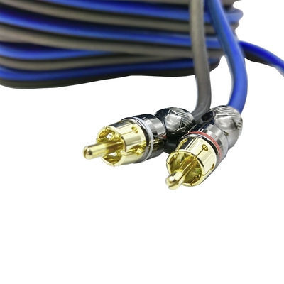 男性から男性へ 2 RCAケーブル ナイロン編み込み拡張式袖 9.5mm 外径