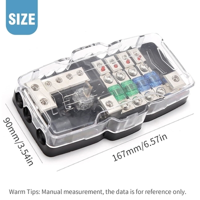 0awg 12V 多機能ミニ ANL フューズボックス 車両用配送ブロック