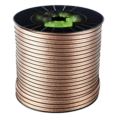柔らかいPVCジャケット 10-18 AWG GA OFC 缶詰 OFC スピーカーワイヤーケーブル プロオーディオ