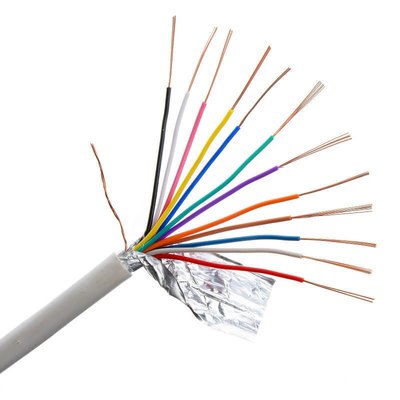 22 AWG 4 安全/アラーム/アクセス制御用の電導線で固定されたシールドされたプレニウムケーブル