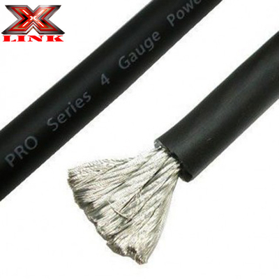 PVCジャケット OFC CCA 2/0awg 1/0awg 2awg 4awg カーオーディオアンプ 電気ケーブル