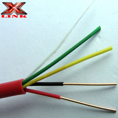 24AWG 建築中の火災警報用の鎖状CCA銅型シールドセキュリティケーブル