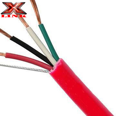 24AWG 建築中の火災警報用の鎖状CCA銅型シールドセキュリティケーブル