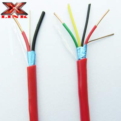 24AWG 建築中の火災警報用の鎖状CCA銅型シールドセキュリティケーブル