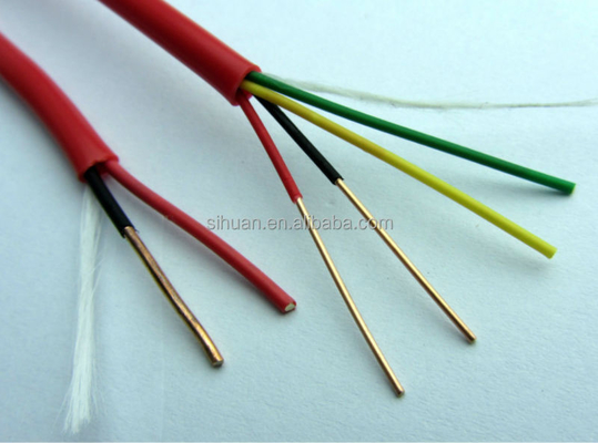 CCA 18 AWG 2/C 固体 FPLR 火災警報ケーブル 1000 Ft 赤銅導体シールド
