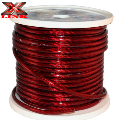 柔らかいPVCジャケット 1/0 2 AWG OFC 缶詰の銅電源線