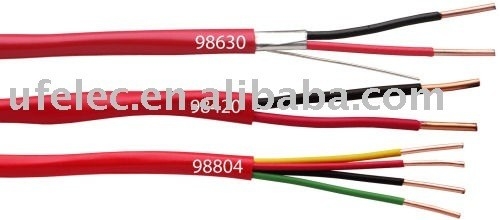 CE証明書付の防災用電線 2c 4c 6c 1.5mm2 2.5mm2 0.80mm 裸の銅線