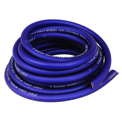 SAE J1128 標準 8AWG 透明な赤い自動車オーディオ電源ケーブル ISO9001 証明書