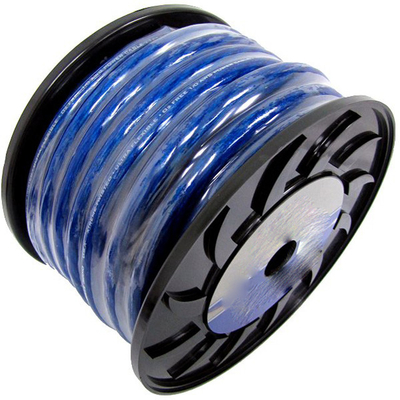 SAE J1128 標準 8AWG 透明な赤い自動車オーディオ電源ケーブル ISO9001 証明書