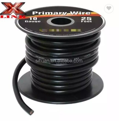 低電圧 10awg 12awg 14awg 16awg BS6500 規格のPVCジャケット式電気ケーブル