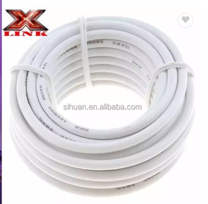 低電圧 10awg 12awg 14awg 16awg BS6500 規格のPVCジャケット式電気ケーブル