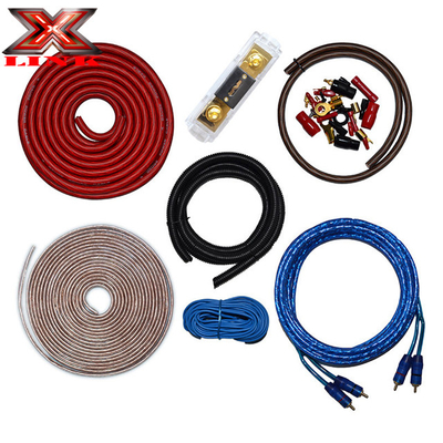 OFC コンダクター 0 2 4 6 8 AWG ゲージ GA スピーカーシステム用カーオーディオケーブルキット
