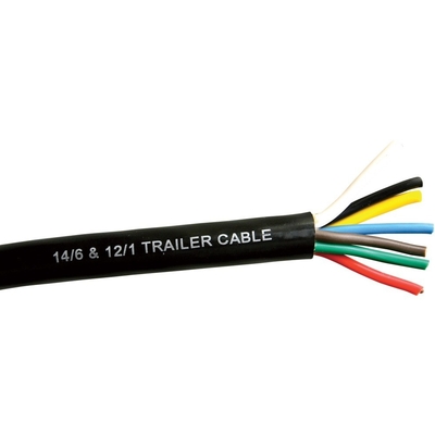 トレーラー信号伝送用 断熱された14gaスレッド導体自動車ケーブル