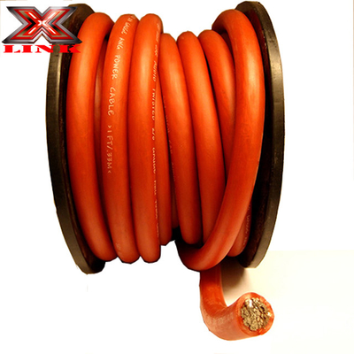 PVCジャケット 4 AWG OFC カー・オーディオ電源ワイヤ 任意の色 フル US 仕様 CEA-2015 対応