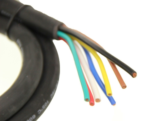 Pvc 7x14 ゲージ Awg 100 コッパーのストランディングトレーラーケーブル