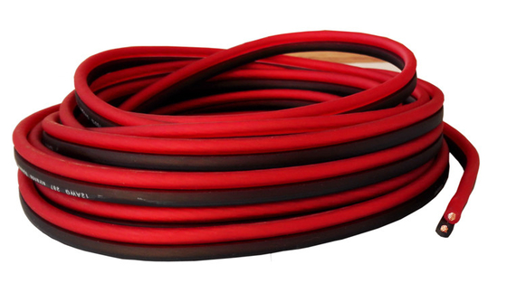 透明なPVCジャケット 14AWG 柔軟なスピーカーワイヤ 200フィート / 60.9 メートル