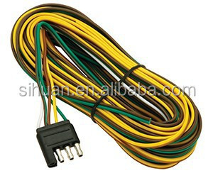 2.8X 外径 4c 18AWG 結合 トレーラーワイヤ ケーブル プラグ 裸の銅導体