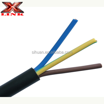 鎖状電導 家庭用電器 電線 14 ga x4c 18awg x3c 黒か白