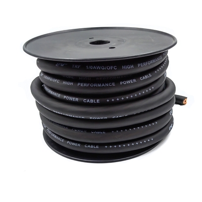 1/0 AWG オーバーサイズのゲージ 4/0 GA カーオーディオ OFC 電源ケーブル 柔らかい触覚 柔軟なPVCジャケット