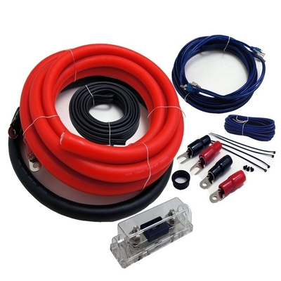 全米仕様 CEA-2015 準拠 OFC 銅車増幅器配線キット 0GA AWG