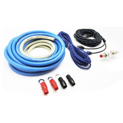 全米仕様 CEA-2015 準拠 OFC 銅車増幅器配線キット 0GA AWG