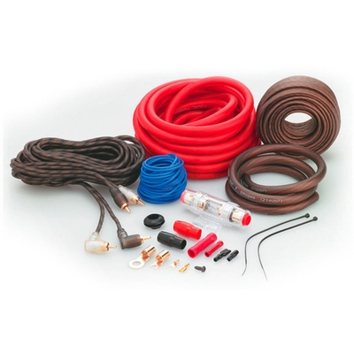 全米仕様 CEA-2015 準拠 OFC 銅車増幅器配線キット 0GA AWG