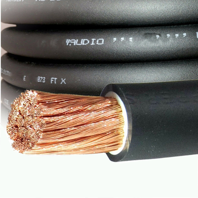 CCA 指揮者 カー オーディオ グラウンド パワーワイヤー 透明 PVC ジャケット トップフレックス 4 AWG 計量