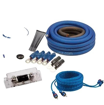 ウォルマートの 8AWG 4AWG 0AWG カーアンプ配線キット RCA コンネクタで車のオーディオをアップグレードします