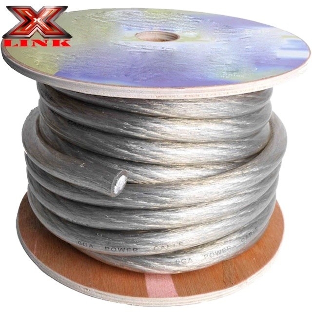 PVCジャケット OFC CCA 2/0awg 1/0awg 2awg 4awg カーオーディオアンプ 電気ケーブル