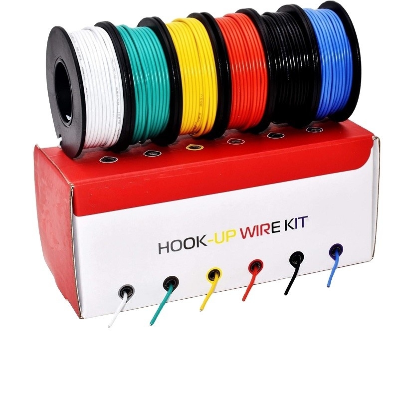 22AWG 1015 缶詰銅接線 600V ストランディング EN5075-2014 UL 1007/1015 規格