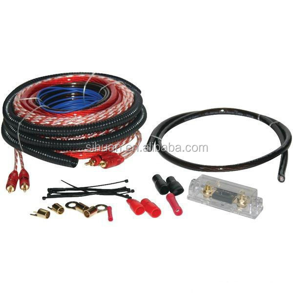 専門的な車増幅器のワイヤリングキットでアップグレードします