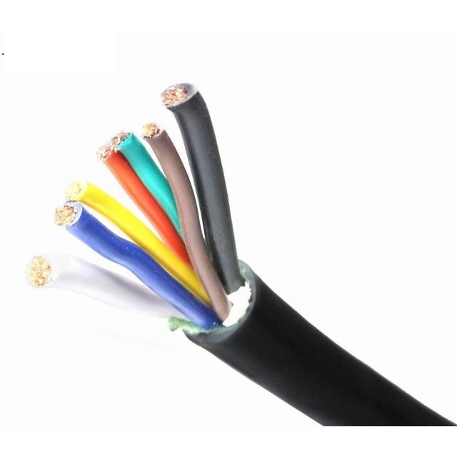 7コアブラックジャケット 5C Way Pin トレーラー照明ケーブル