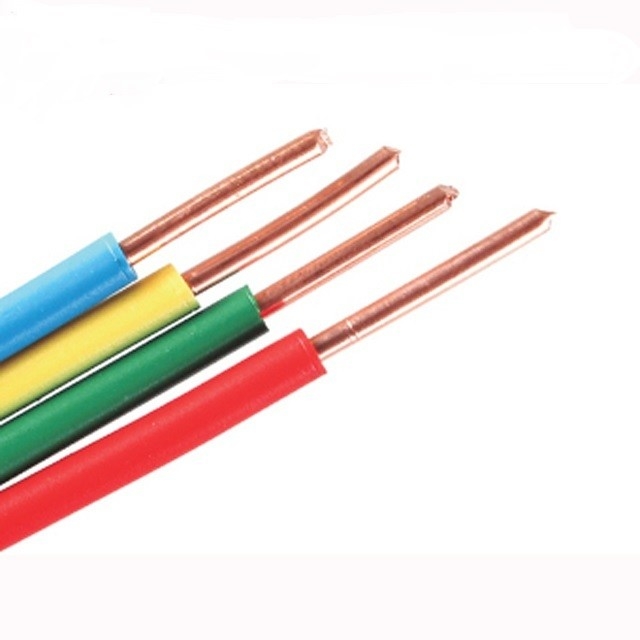 BV RVV コッパーの電源電線ケーブル ストランダード電導体型とPVCジャケット