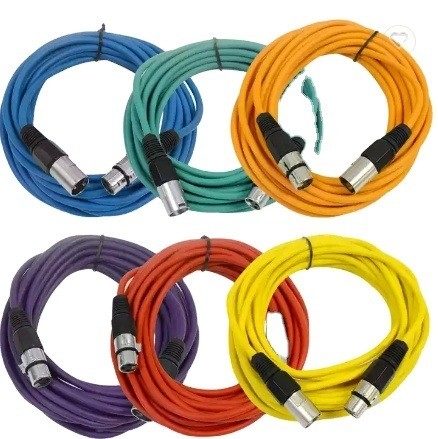 24AWG PVC 絶縁 XLR DMX ケーブル マイクロフォン ラジオ ステーション スピーカー システム