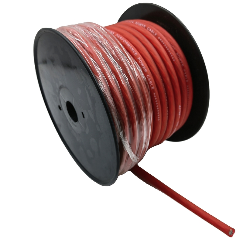 車用オーディオ電源ケーブル 1/0 AWG GA Gauge 柔軟性透明性のあるPVCジャケット